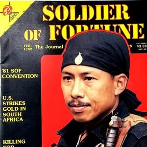 Soldier of Fortune Magazine FEB 1982  SOF Convention South Africa AGS-17 & More